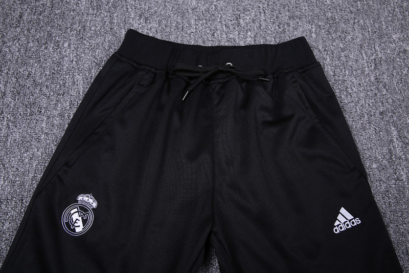 KIT PASSEIO COM CAPUZ - REAL MADRID - PRETO E AZUL