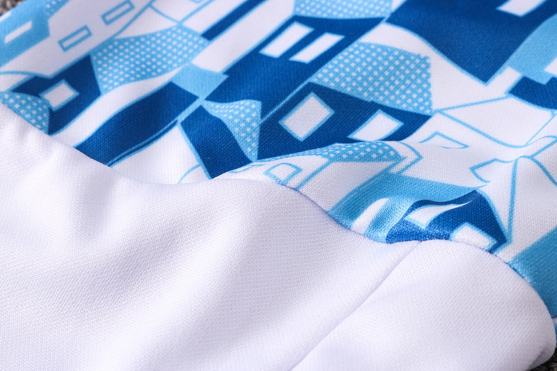KIT PRÉ JOGO - OLYMPIQUE DE MARSEILLE - AZUL E BRANCO