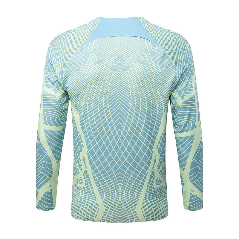 KIT PRÉ JOGO - BRASIL - AZUL BEBÊ COM PATROCÍNIOS