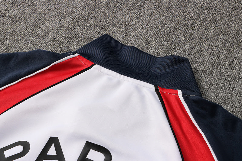 KIT PASSEIO - PARIS SAINT GERMAIN (PSG) - BRANCO, AZUL E VERMELHO