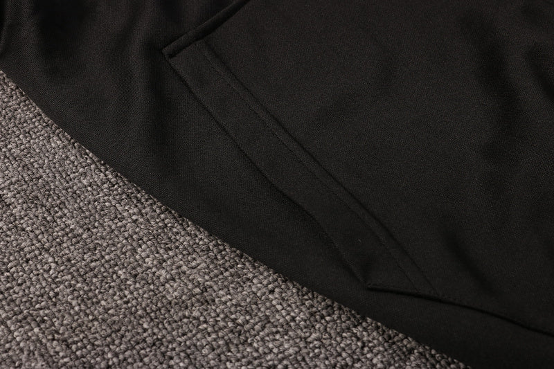 KIT PASSEIO COM CAPUZ - BORUSSIA DORTMUND - PRETO E CINZA