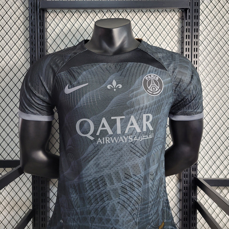CAMISA PARIAS SAINT GERMAIN - SPECIAL EDITION - PRETA - 23/24
