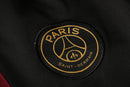 KIT PASSEIO COM CAPUZ - PARIS SAINT GERMAIN (PSG) - PRETO E BRANCO
