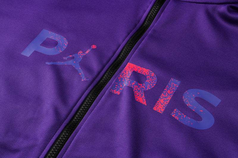 KIT PASSEIO COM CAPUZ - PARIS SAINT GERMAIN (PSG) - ROXO JORDAN