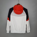 CORTA VENTO - LIVERPOOL- BRANCO, PRETO E VERMELHO