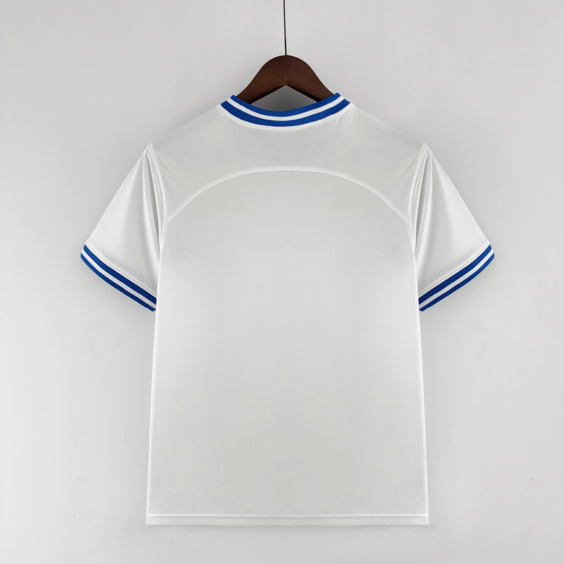 CAMISA BRASIL - CONCEITO BRANCA E AZUL - TORCEDOR - 22/ 23