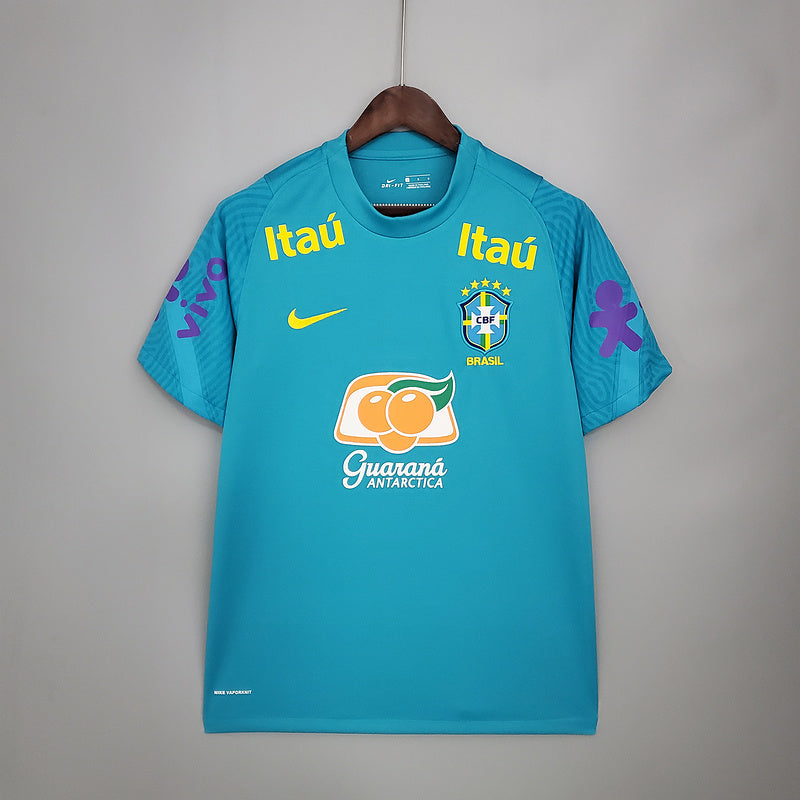 CAMISA BRASIL - TREINO - AZUL - TORCEDOR - 21/22