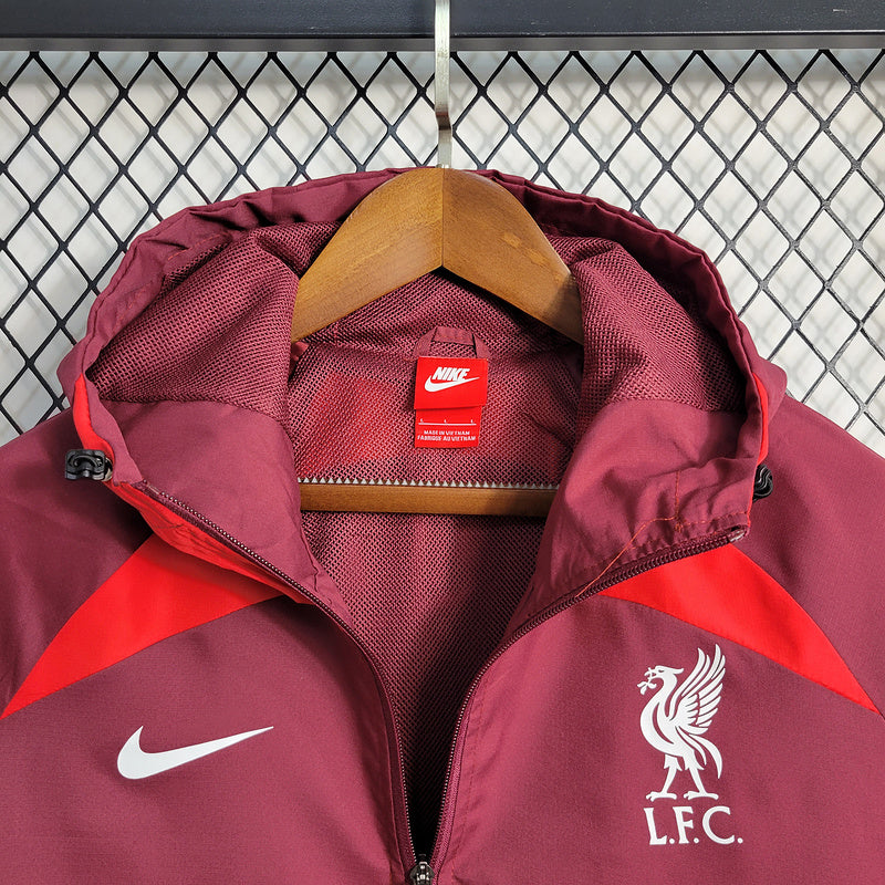 CORTA VENTO - LIVERPOOL - VERMELHO