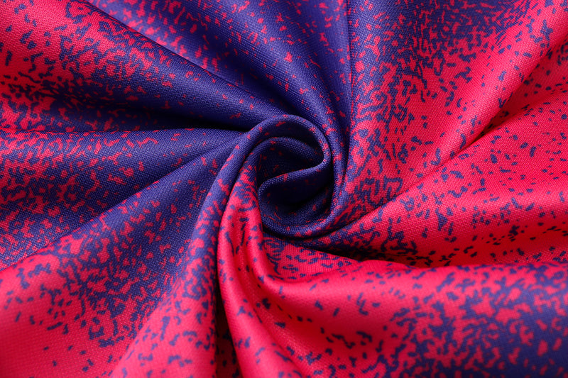 KIT MOLETOM - PARIS SAINT GERMAIN (PSG) - ROSA E ROXO