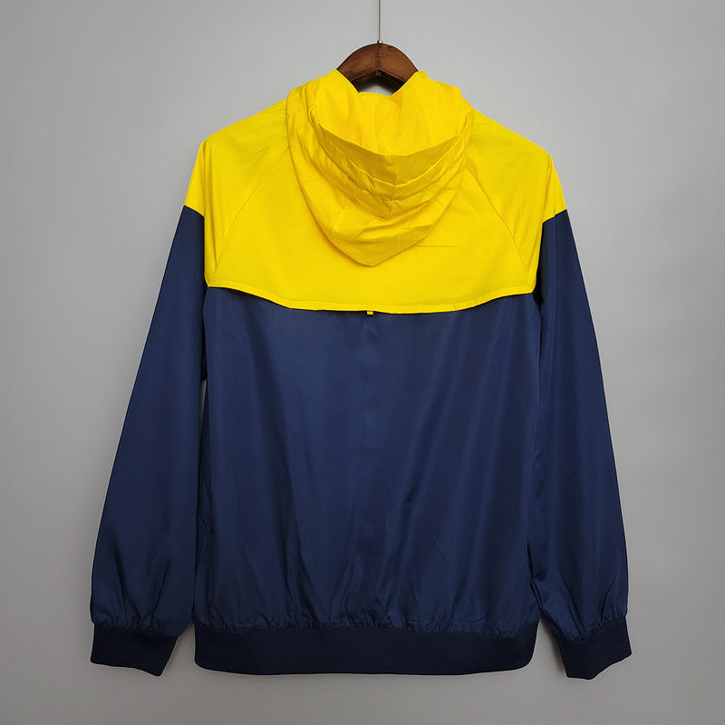CORTA VENTO - BOCA JUNIORS - AZUL E AMARELO