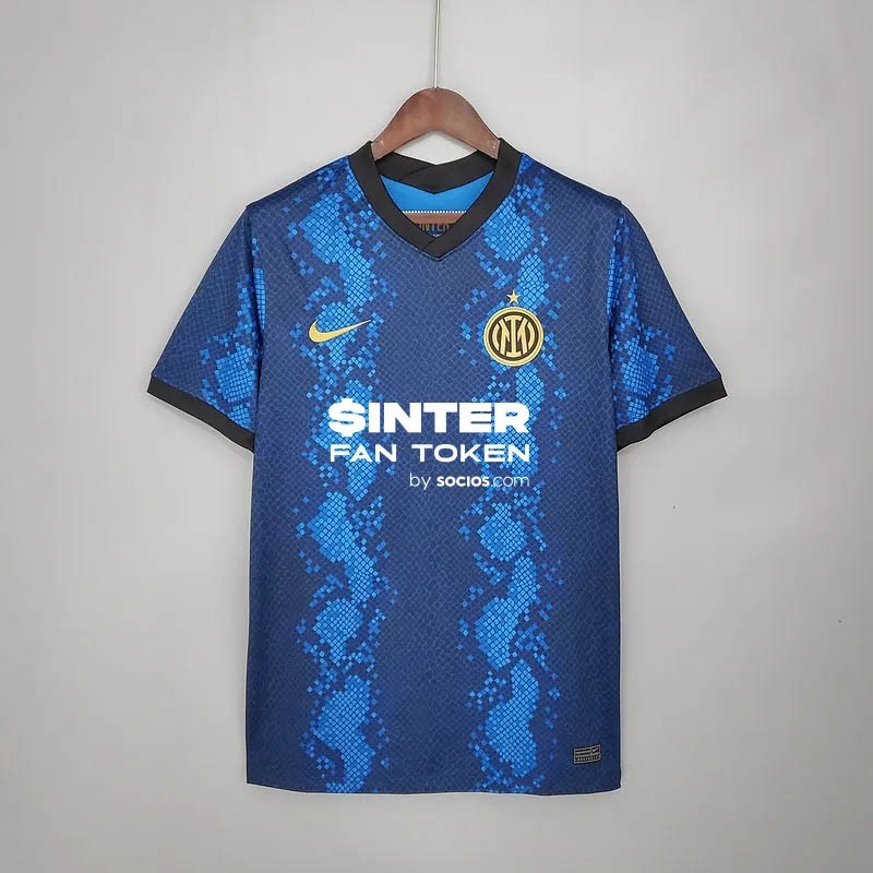 CAMISA INTER DE MILÃO - CASA/ HOME - TORCEDOR - 21/22