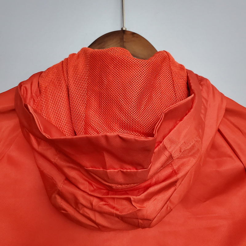 CORTA VENTO - ROMA - VERMELHO E PRETO