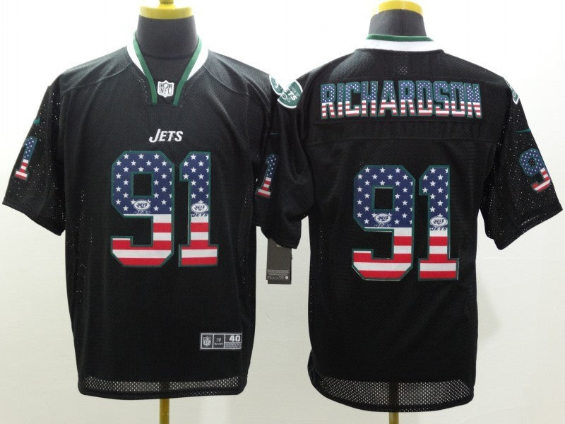 CAMISA NEW YORK JETS - NFL - PRETO, VERMELHO E AZUL
