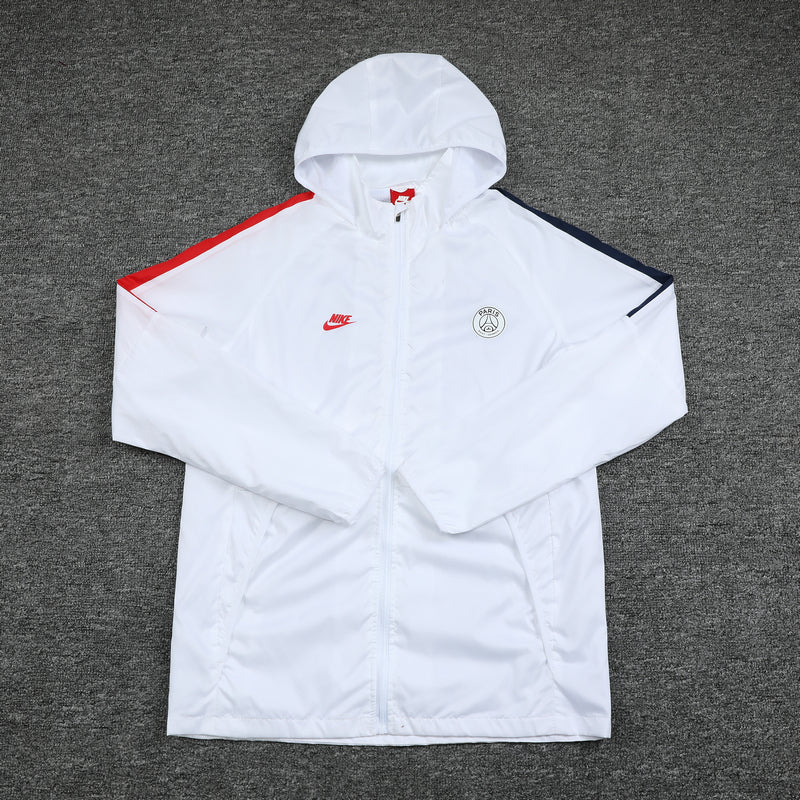 CORTA VENTO - PSG - BRANCO, VERMELHO E AZUL