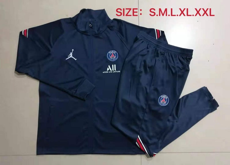 KIT PASSEIO - PARIS SAINT GERMAIN (PSG) - AZUL ESCURO E VERMELHO