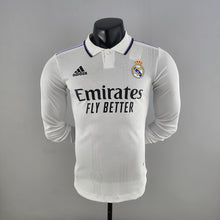 Carregar imagem no visualizador da galeria, CAMISA REAL MADRID - MANGA LONGA -  CASA/ HOME - JOGADOR 22/23
