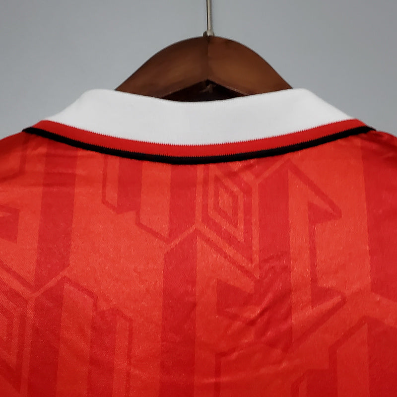 CAMISA MANCHESTER UNITED - RETRÔ - TORCEDOR - 1992