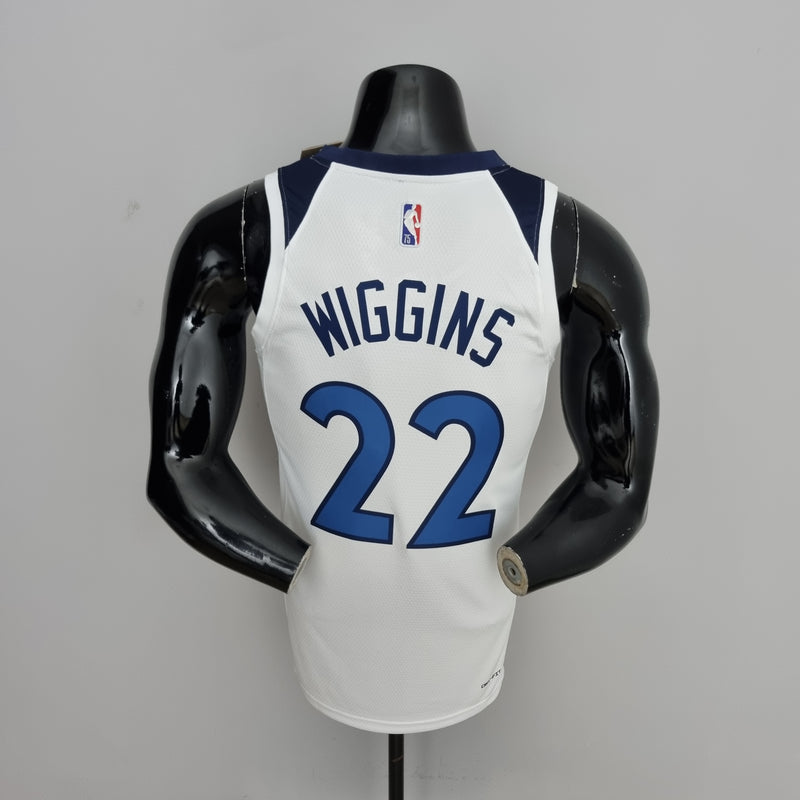 CAMISA MINNESOTA TIMBERWOLVES - BRANCA COM NIKE BRILHANTE - CITY EDITION 75TH ANNIVERSARY - 2022