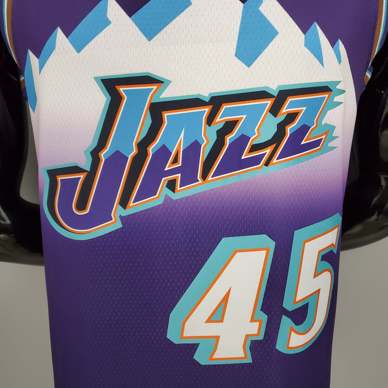 CAMISA UTAH JAZZ - RETRÔ - ROXA -