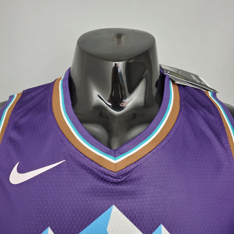 CAMISA UTAH JAZZ - RETRÔ - ROXA -