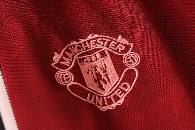 KIT PASSEIO - MANCHESTER UNITED - VERMELHO E PRETO