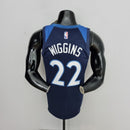 CAMISA MINNESOTA TIMBERWOLVES - AZUL COM NIKE BRILHANTE - CITY EDITION 75TH ANNIVERSARY - 2022