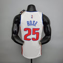 CAMISA DETROIT PISTONS - BRANCA COM NIKE BRILHANTE - ICON EDITION 75TH ANNIVERSARY - 2021/ 2022