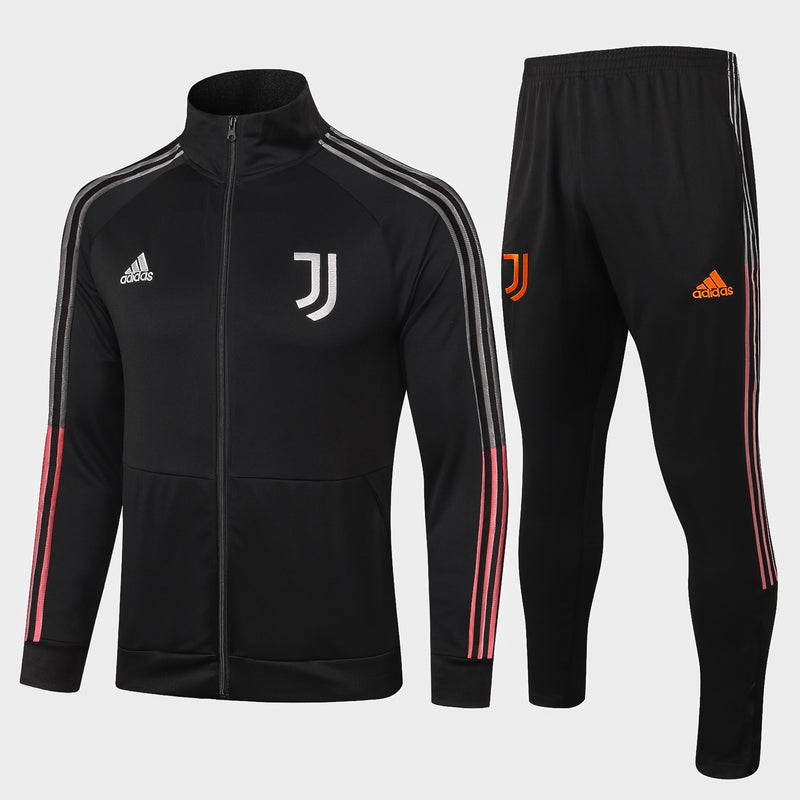 KIT PASSEIO - JUVENTUS - PRETO, VERMELHO, LARANJA E BRANCO