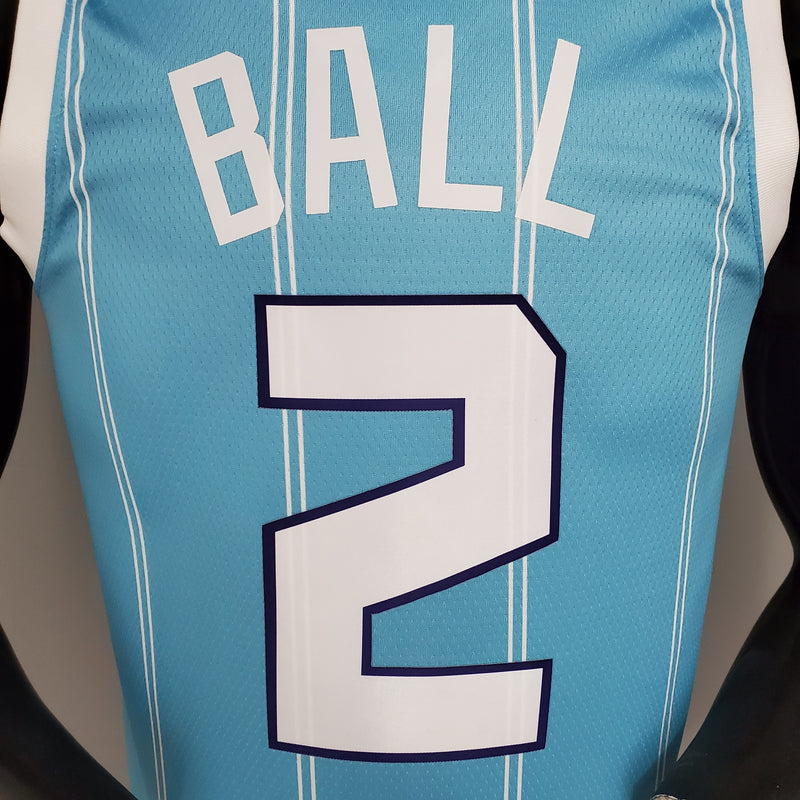 CAMISA CHARLOTTE HORNETS - AZUL BEBÊ -