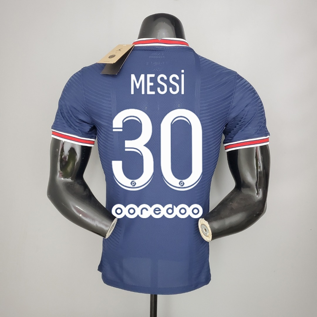 CAMISA PARIS SAINT GERMAIN (PSG) - MESSI 30 - CASA/ HOME - JOGADOR 21/ –  Donos da Bola Imports Club